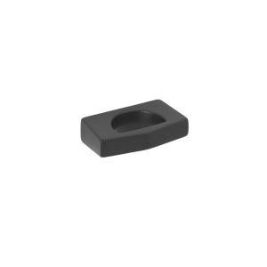 Pomo para muebles en zamac dist entre ejes 32 mm negro