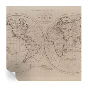 Papel pintado para paredes mapa antiguo 250x250 tulup