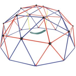 Estructura escalada columpio acero resistente niños hasta 4 multi tectake