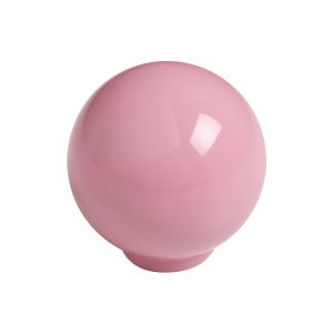Tirador bola abs 24mm rosa brillo lote de 75