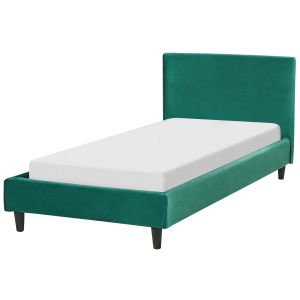 Cama terciopelo fitou 90 x 200 cm verde oscuro