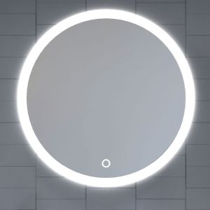 Kibath espejo LED 20w moo 20w redonda de 80 cm espejo 6000k