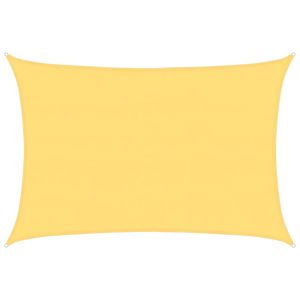 Toldo de vela beige hdpe 160 g/m² 5x6 m