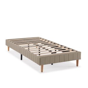Base tapizada eris 90x190 cm color beige