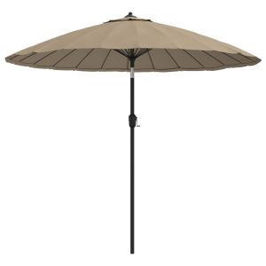 Sombrilla de exterior con mástil de aluminio 270 cm