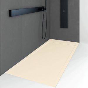 Plato de ducha resina quore crema  70x140cm