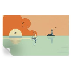 Papel pintado autoadhesivo delicias del mar 416x254 tulup