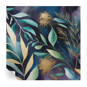 Papel pintado autoadhesivo hojas botánicas 250x250 tulup