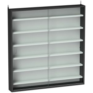 Vitrina de pared 80x9.5x83 cm Homcom, hogar - muebles de salón