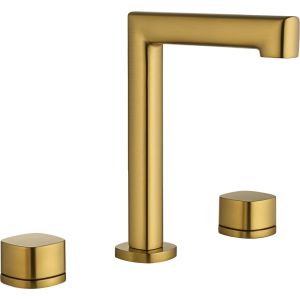 Imex - grifo lavabo dorado serie toscana