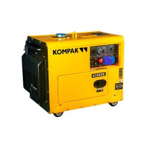 Generador eléctrico kompak k6100se insonorizado diésel