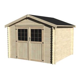 Caseta de madera - barine. 34 mm. 300x300 cm. 8,88 m²
