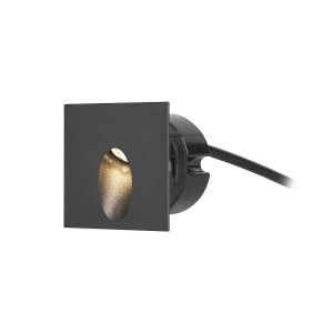 Empotrable de pared IP65  modelo ICON SQUARE  LED  Negro FORLIGHT