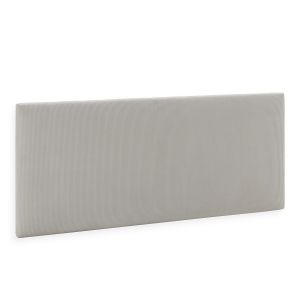 Cabecero tapizado bari 140x60 cm gris