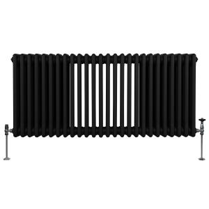 Radiador tradicional horizontal de 3 columnas - 600x 1192mm - negro