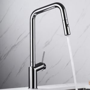 Imex - grifo monomando de cocina extraíble cromado serie bonn