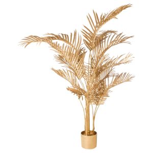 Planta artificial areca palm 160 cm dorado
