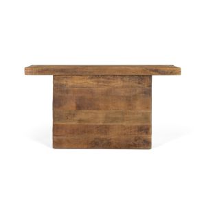 Consola elis de madera de mango en color natural 140 cm
