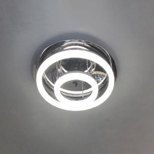 Lámpara de techo LED rings 2 azabak - 84 w - cromo - metal - LED