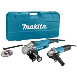 Pack amoladoras angulares 125 mm 840w y 230 mm 2200w en caja estándar - mak