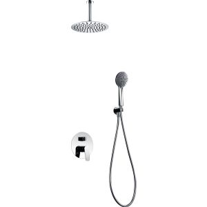Imex - columna ducha empotrada con grifo cromado serie bruselas