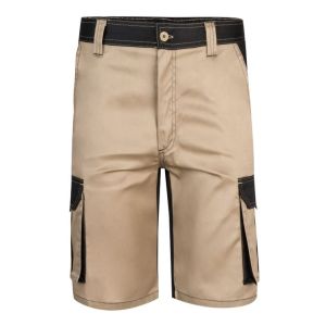 Velilla bermuda bicolor 42 beige arena/negro