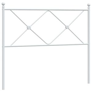 vidaXL cabecero de metal blanco 107 cm