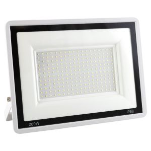 Proyector LED 200w 16.000lm 6000ºk ip66 regulable 60,000h acabado blanco