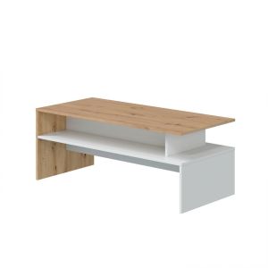 Mesa de centro lyra blanco artik - roble nodi