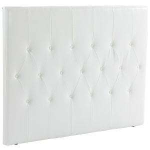 Cabecero de cama 160x7x120 cm pu color blanco Homcom