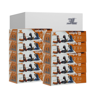 Pack 10 cajas guantes de nitrilo texturizado unigrip or 50 uds (talla xl)