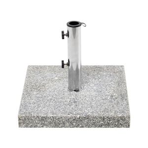 Base para sombrilla cerzeto cuadrada gris 30 kg