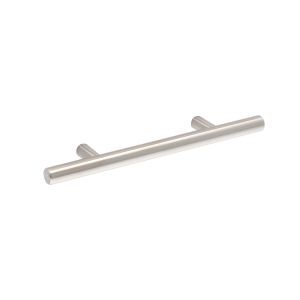 Tirador para muebles de acero inox, dist entre eje 96 mm