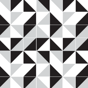 Papel pintado geométrico b&w 60cm por 250cm