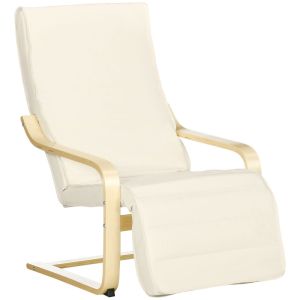 Sillón de salón madera de abedul, espuma, poliéster, metal color beige