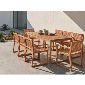 Conjunto de comedor marrón sassari ii