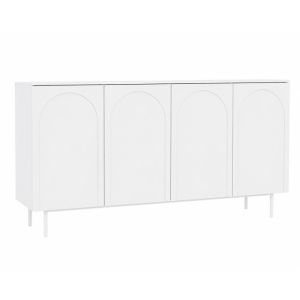 Comoda - 3xe living - 161 x 42 x 87,6 cm - blanco - tableros de partículas