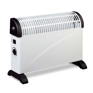 Calefactor eléctrico halógeno 1200w kekai 38x27x57 cm uso interior color bl
