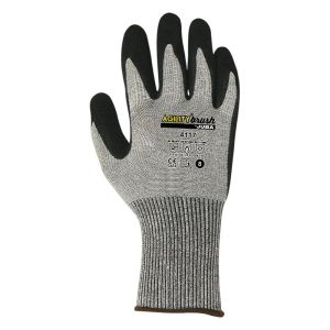 Guante h4117/ 9 negro gris invierno carton