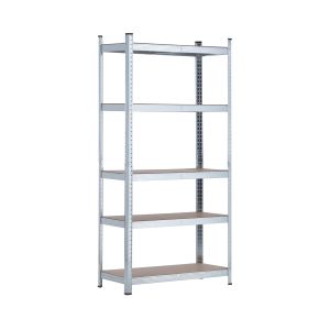 Estantería modular galvanizada 5 baldas 180x90x40cm 875kg 7house