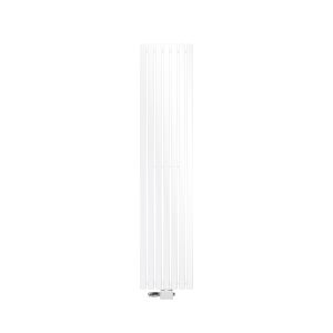 Radiador de baño vertical con conexión central 370x1800 mm blanco