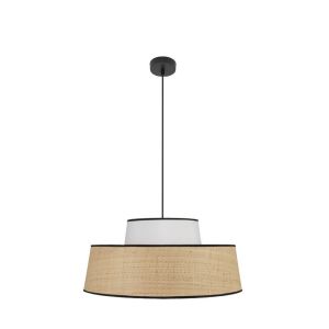 CoLGante jia 1xE27 natural/blanco regx50x50 cm