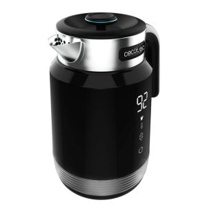 Cecotec hervidor de agua de 1,7l eléctrico thermosense 600 touch black