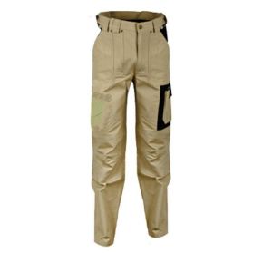 Cofra pantalón de aLGodón "dublin" color beige t48-v052