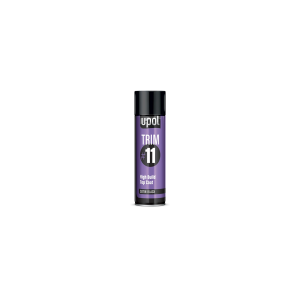 Spray premium trim 11 negro satinado u-pol 450 ml