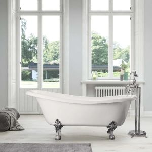 Bañera hierro livingston  170 cm patas blancas