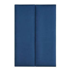 Set de 2 paneles de pared carpino terciopelo 90x30cm - azul [neu.haus]