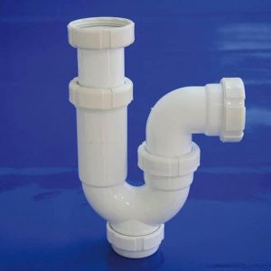 Sifon curvo extensible t-31 tuerca loca 1 1/2