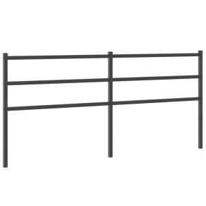 vidaXL cabecero de metal negro 200 cm