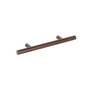 Tirador de acero inox para muebles, dist entre eje 96 mm
